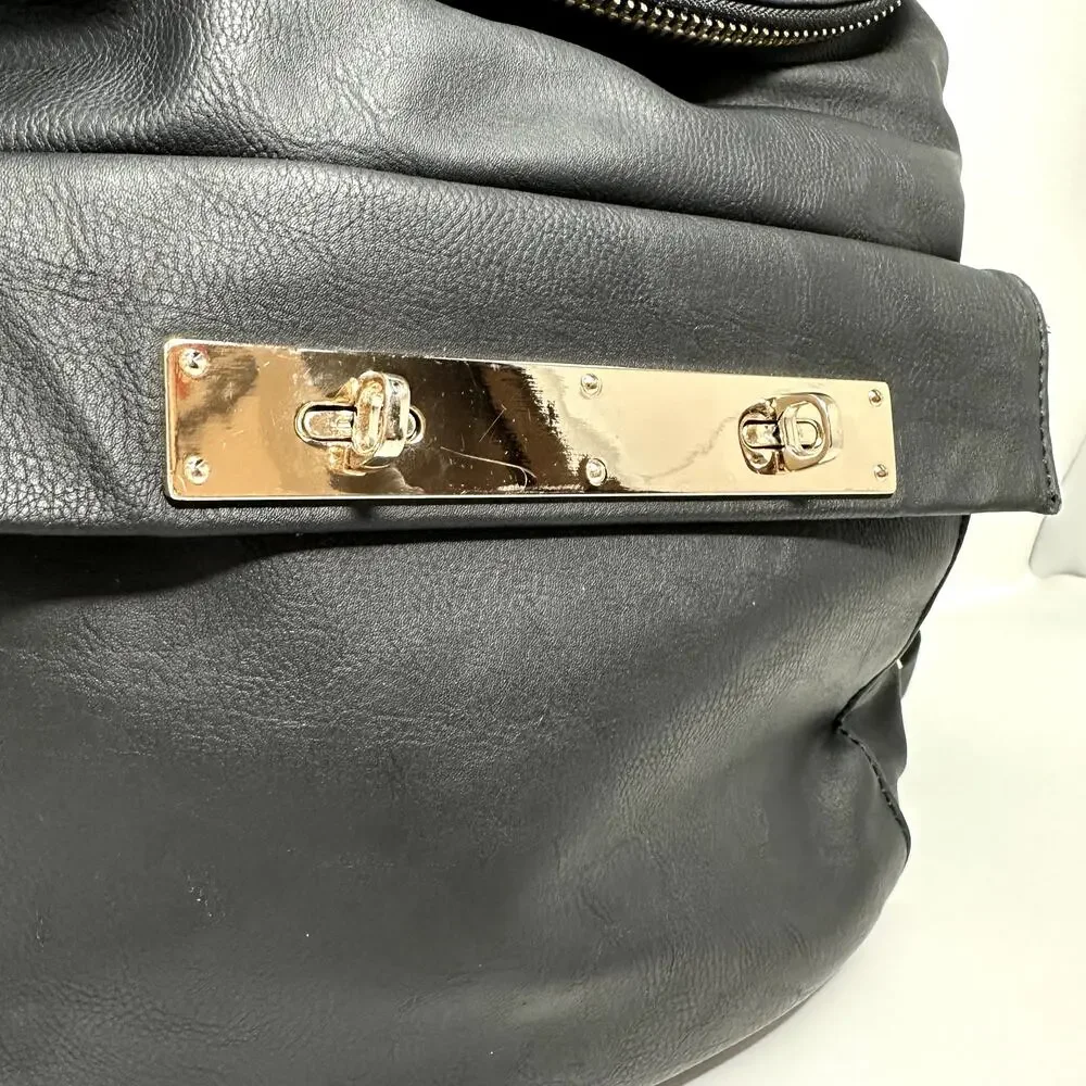 Torrid Gold Hardware Faux Leather Backpack Plus Size OS Mob Wife Y2K Grunge